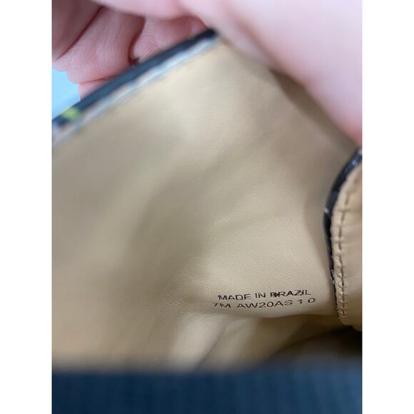 ANNA SUI Floral Leather Printed Lace Up Combat Boots Size 7 - Picture 2 of 8